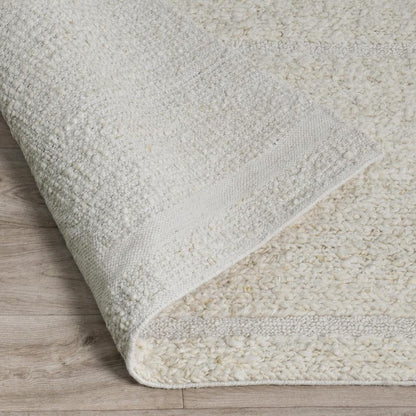 Villa by Classic Home - Sinclair 8X10 Handwoven Wool Fabric Accent Area Rug In Ivory - 8W - Ivory - 30091865 veiw 4