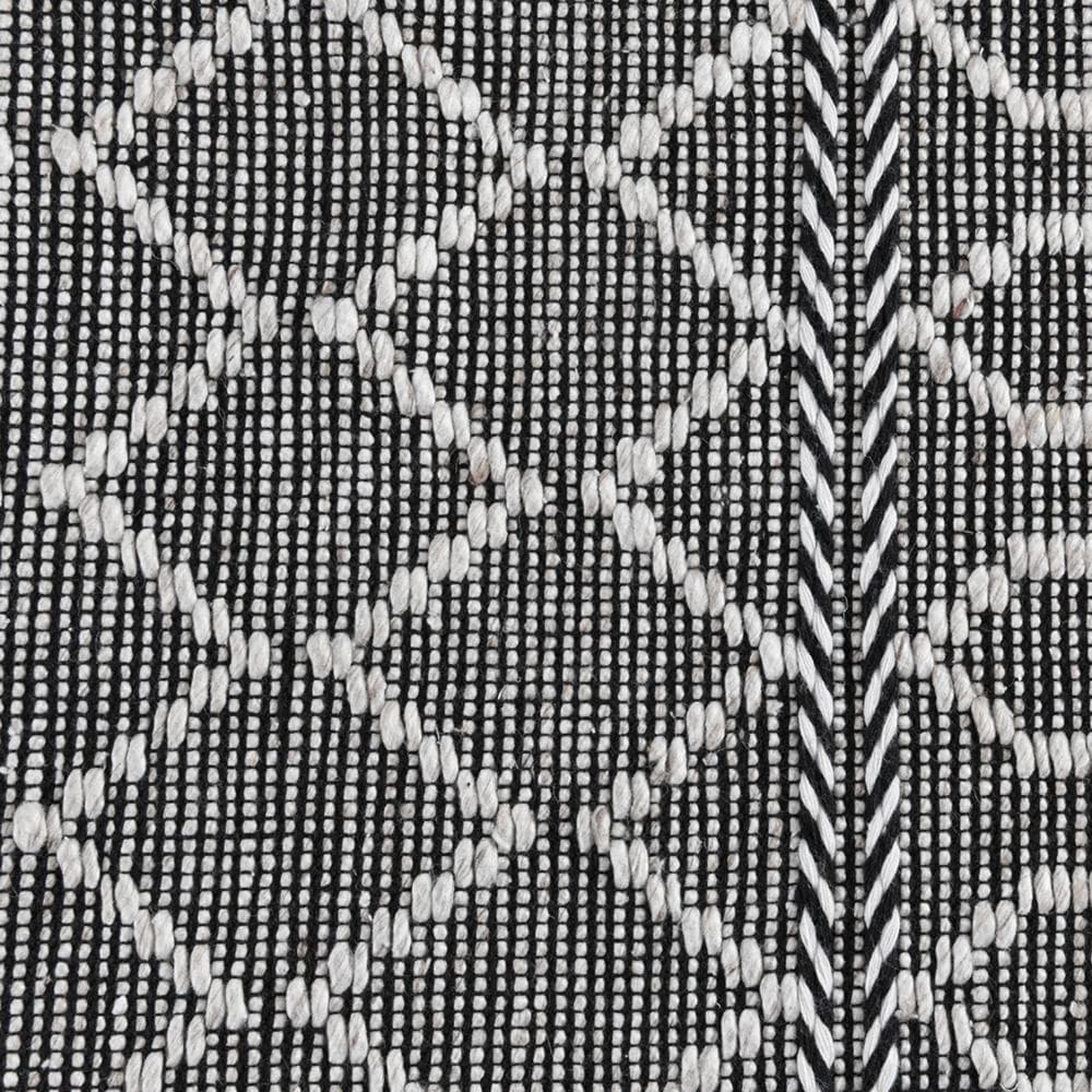 Villa by Classic Home - Sonora Indoor Outdoor Accent Rug  - 5W - Black, Ivory - 30132304 veiw 4