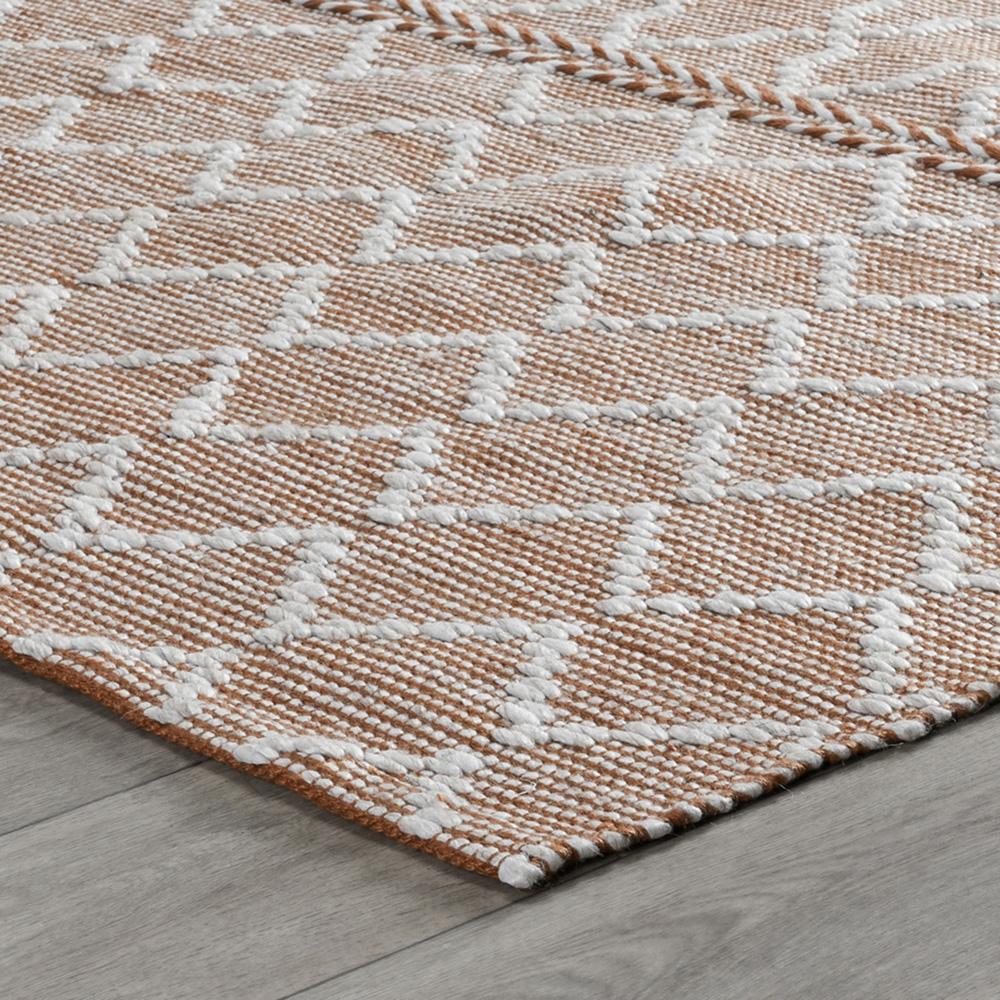 Villa by Classic Home - Sonora Indoor Outdoor Accent Rug  - 2W - Terracotta, Ivory - 30132310 veiw 2