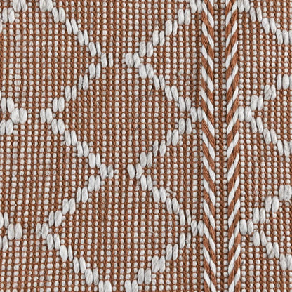 Villa by Classic Home - Sonora Indoor Outdoor Accent Rug  - 2W - Terracotta, Ivory - 30132310 veiw 4
