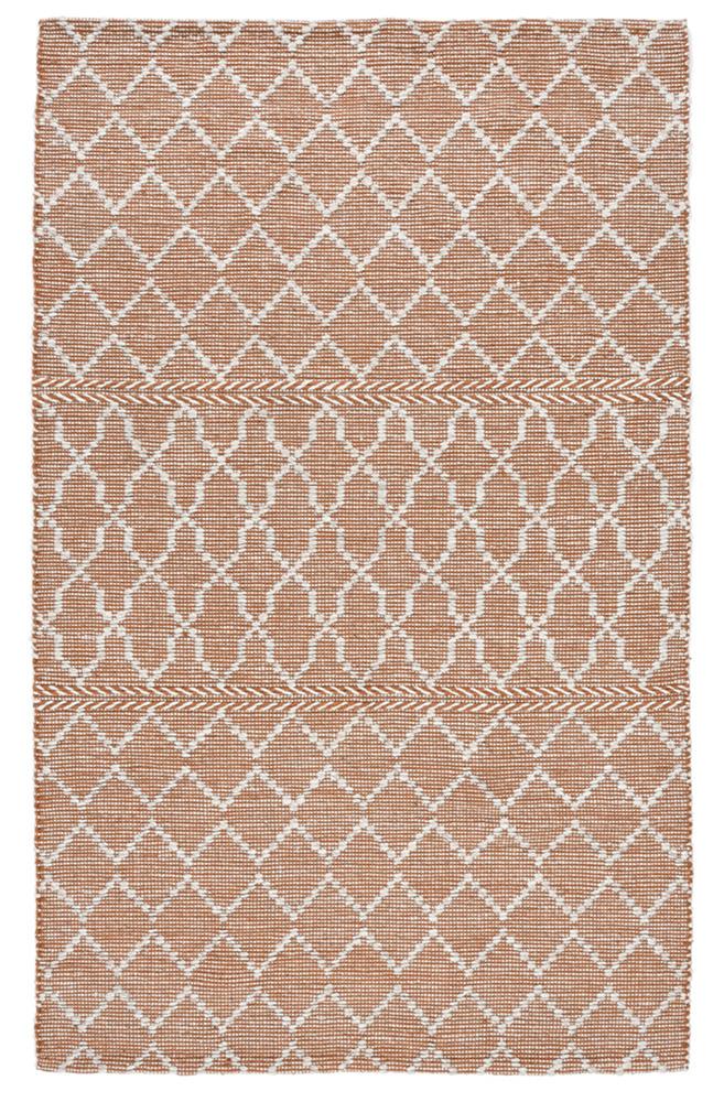 Villa by Classic Home - Sonora Indoor Outdoor Accent Rug  - 8W - Terracotta, Ivory - 30132315 veiw 1