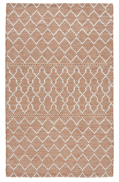 Villa by Classic Home - Sonora Indoor Outdoor Accent Rug  - 8W - Terracotta, Ivory - 30132315 veiw 1
