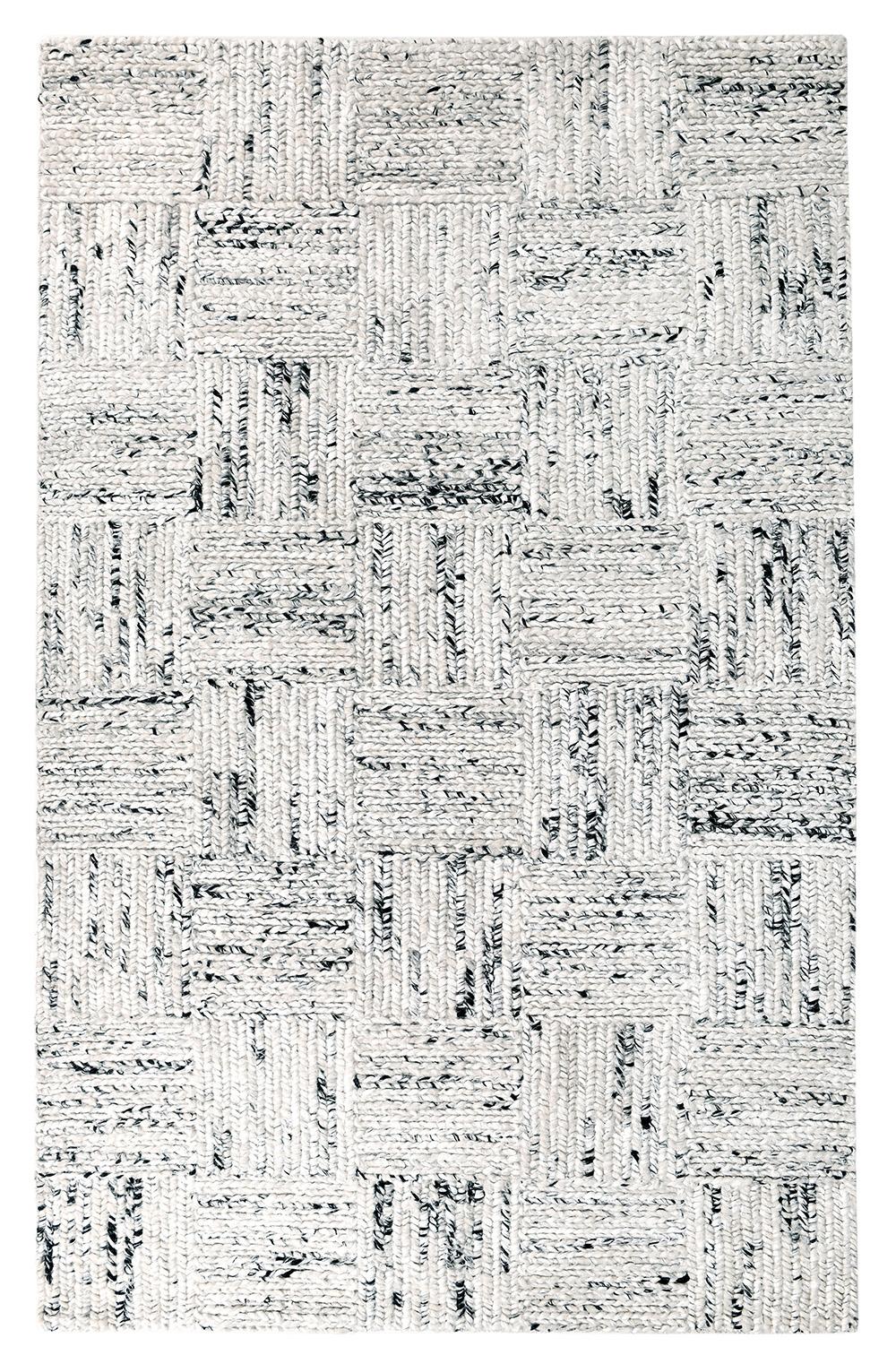 Villa by Classic Home - Sosa Abstract Wool Blend Area Rug  - 5W - Ivory, Black - 30091644 veiw 1