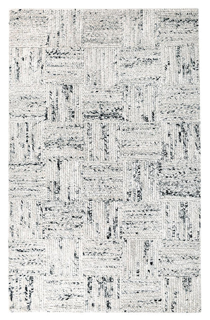 Villa by Classic Home - Sosa Abstract Wool Blend Area Rug  - 5W - Ivory, Black - 30091644 veiw 1