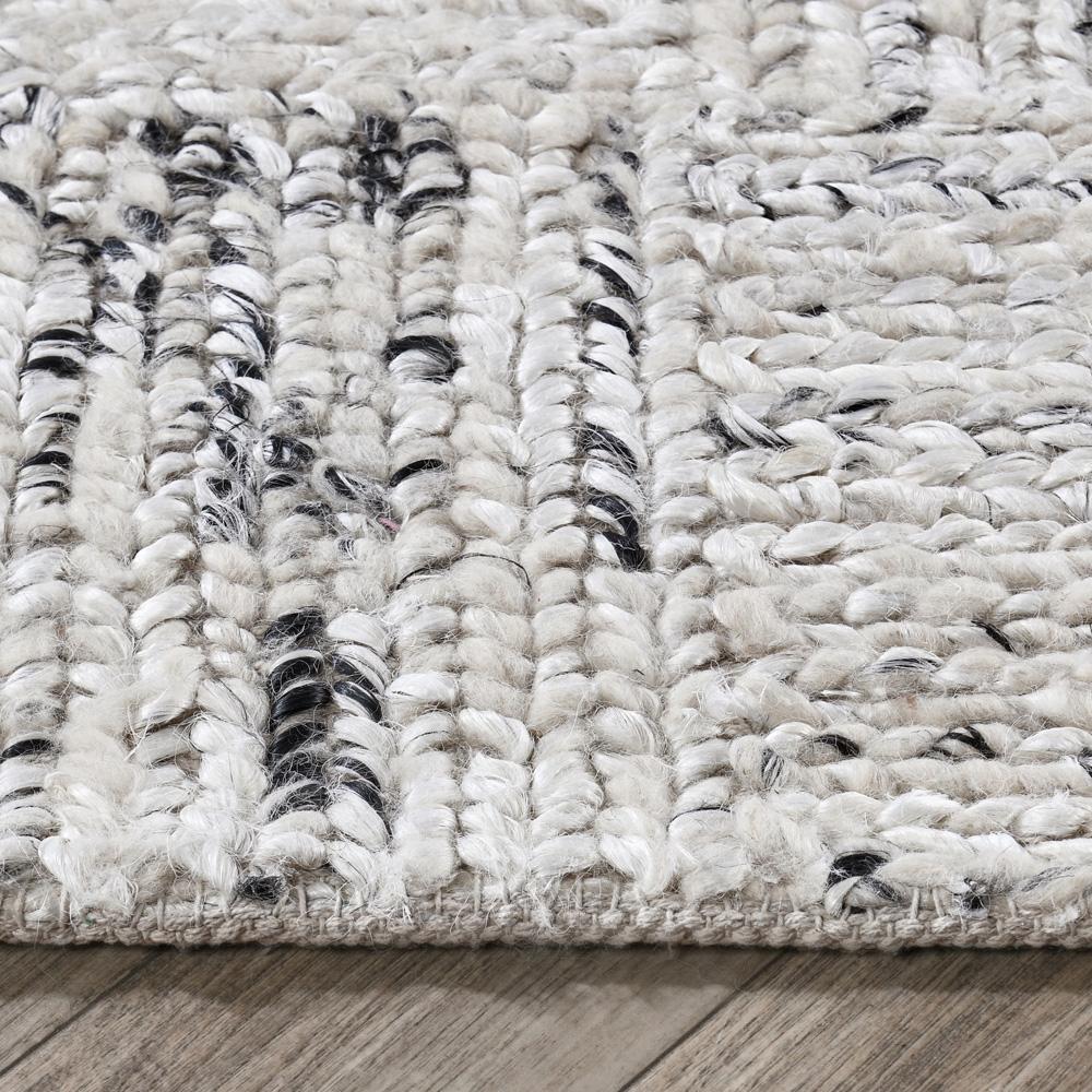 Villa by Classic Home - Sosa Abstract Wool Blend Area Rug  - 5W - Ivory, Black - 30091644 veiw 2