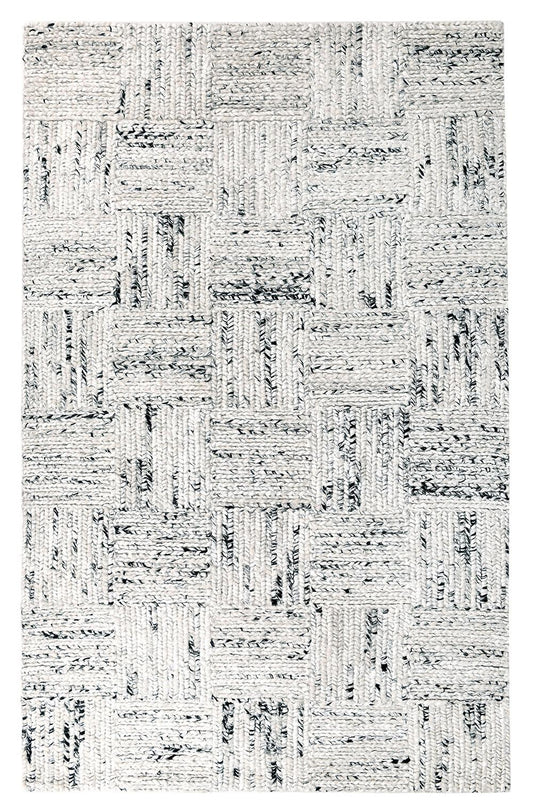 Villa by Classic Home - Sosa Abstract Wool Blend Area Rug  - 8W - Ivory, Black - 30091645 veiw 1