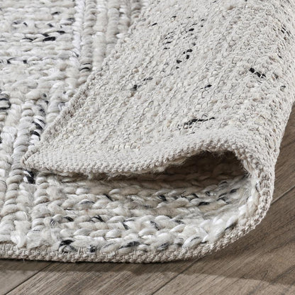 Villa by Classic Home - Sosa Abstract Wool Blend Area Rug  - 9W - Ivory, Black - 30091646 veiw 5
