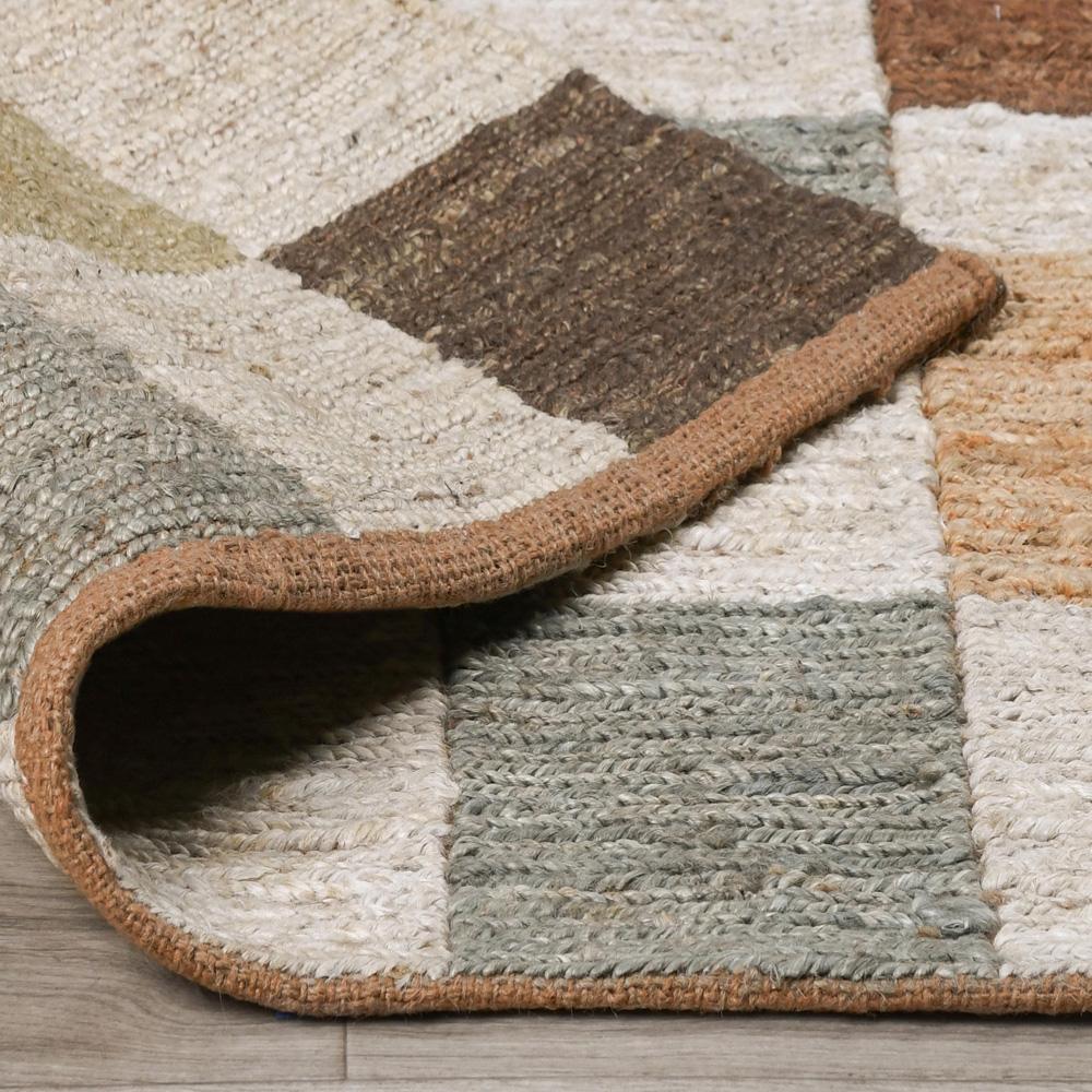 Villa by Classic Home - Soumak 9X12 Hand Woven Jute Fabric Checkered Multi-Color Area Rug - 9W - Multi-Color  - 30091886 veiw 4