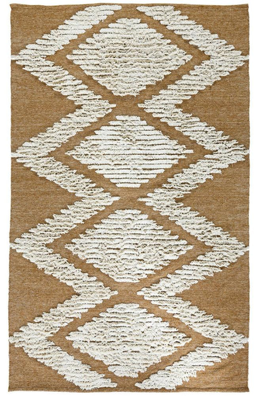 Villa by Classic Home - Warren Indoor Outdoor Gold Accent Rug  - 2W - Honey Gold & Ivory - 30132070 veiw 1