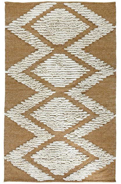 Villa by Classic Home - Warren Indoor Outdoor Honey Gold Accent Rug  - 5W - Honey Gold - 30132074 veiw 1