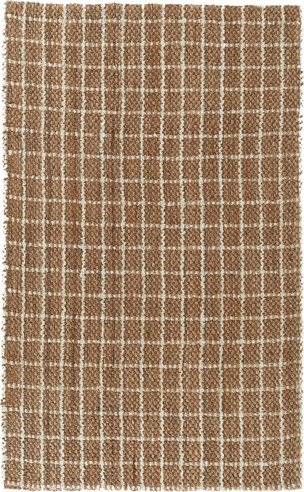 Villa by Classic Home - Windowpane Chenille Are Rug  - 9W - Natural, Ivory - 30091446 veiw 1