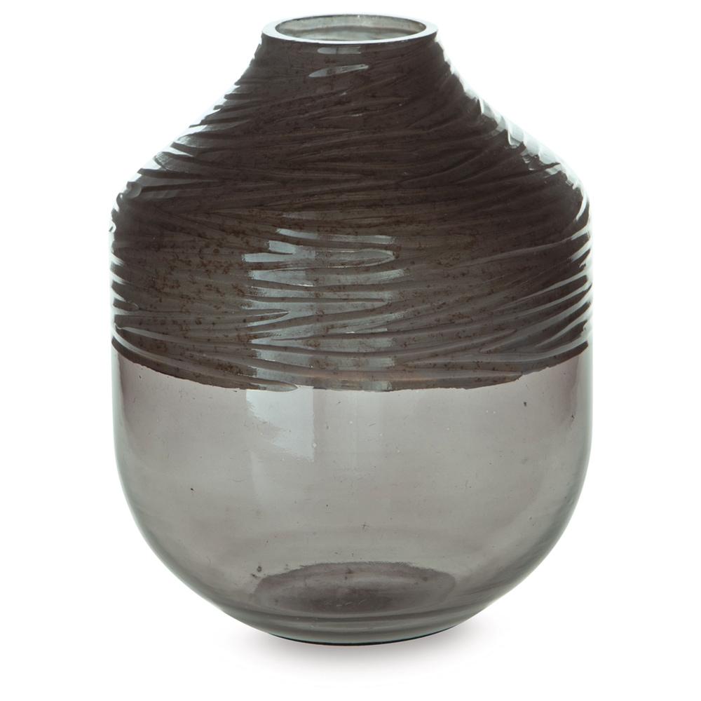 Signature Design by Ashley - Harpwick Vase in Metallic Gray - A2000726 veiw 1