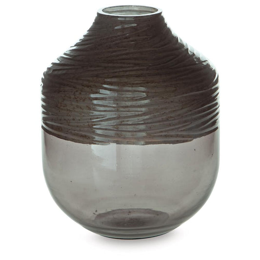Signature Design by Ashley - Harpwick Vase in Metallic Gray - A2000726 veiw 1