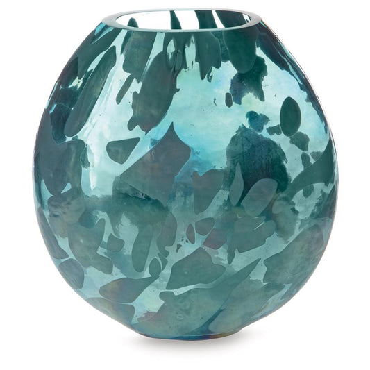 Signature Design by Ashley - Cartshaw Vase in Iridescent Teal - A2000739 veiw 1