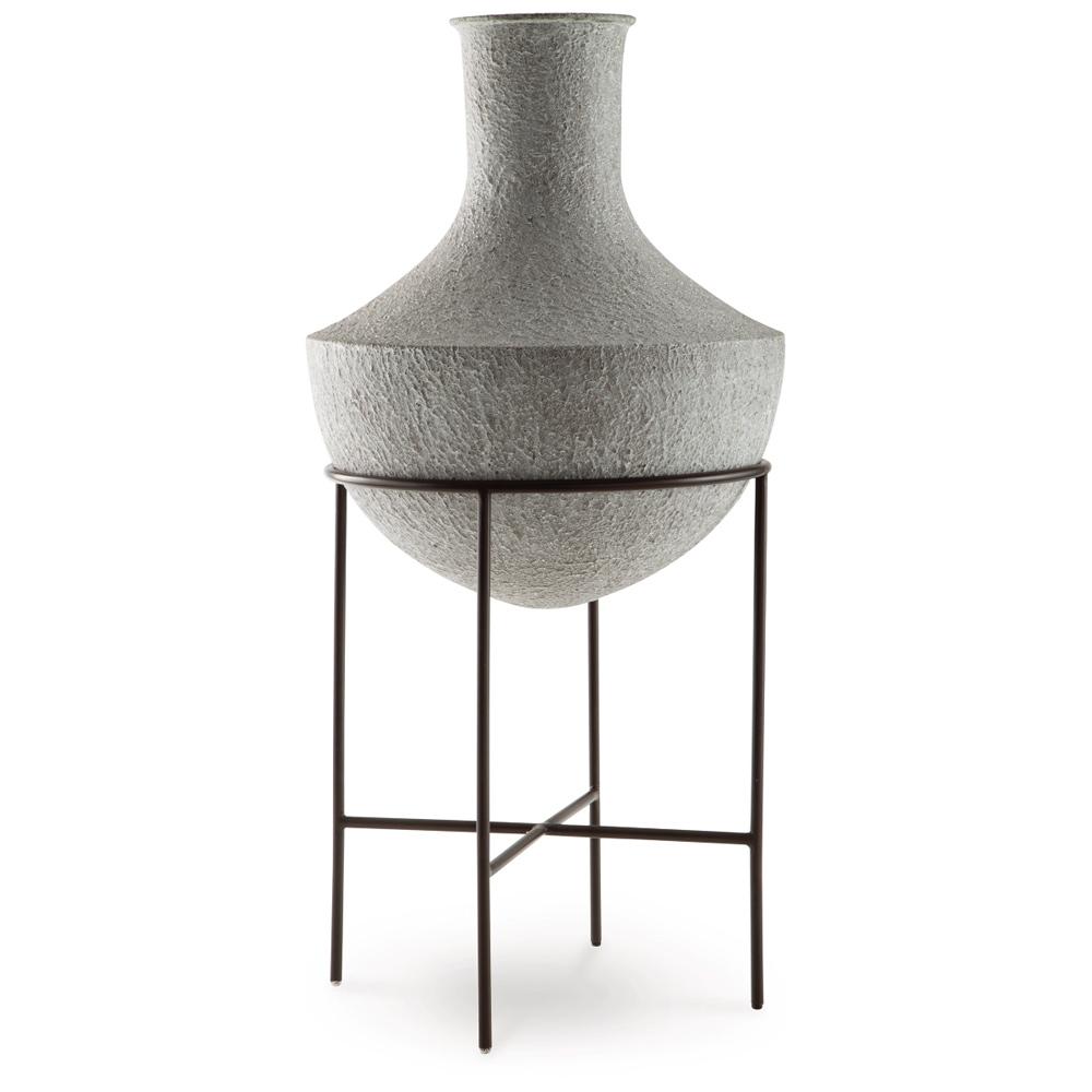 Signature Design by Ashley - Estonbank Vase in Distressed Cream - A2000747 veiw 1