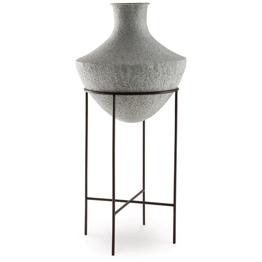 Signature Design by Ashley - Estonbank Vase in Distressed Cream - A2000748 veiw 1