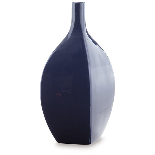 Signature Design by Ashley - Abtinson Vase in Navy - A2900032 veiw 1