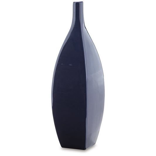 Signature Design by Ashley - Abtinson Vase in Navy - A2900033 veiw 1