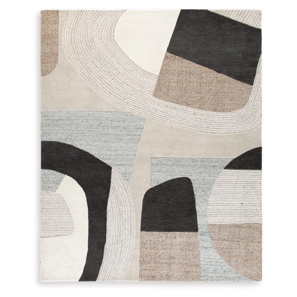 Signature Design by Ashley - Edrickhill Large Rug in Grayish Teal/Taupe/Cream - R407121 veiw 1