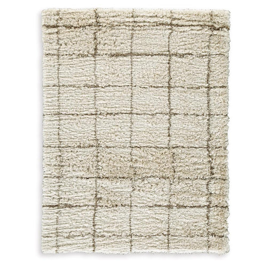 Signature Design by Ashley - Wrenlow Large Rug in Cream/Brown - R407211 veiw 1