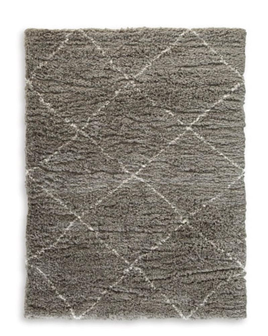 Signature Design by Ashley - Wrenlow Medium Rug in Gray/Cream - R407222 veiw 1