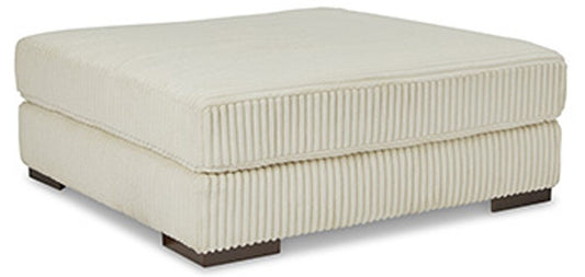 Signature Design by Ashley - Lindyn Oversized Accent Ottoman in Ivory - 2110408 veiw 1
