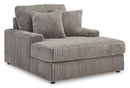 Signature Design by Ashley - Lindyn Chaise in Fog - 2110515 veiw 1