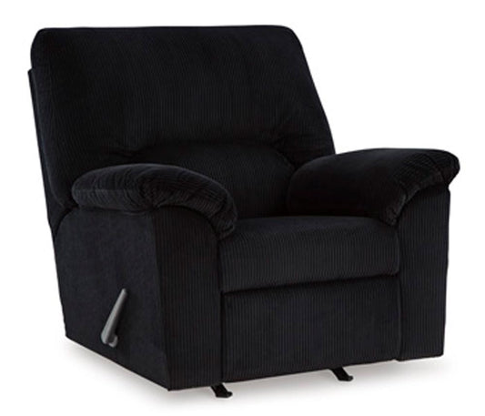 Signature Design by Ashley - SimpleJoy Recliner in Onyx - 2420425 veiw 1