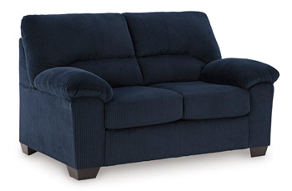 Signature Design by Ashley - SimpleJoy Loveseat in Ink - 2420535 veiw 1