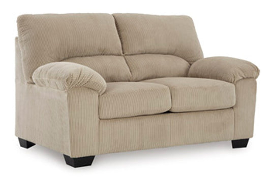 Signature Design by Ashley - SimpleJoy Loveseat in Sand - 2420335 veiw 1
