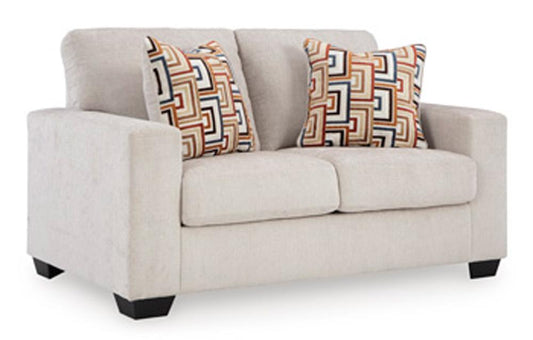 Signature Design by Ashley - Aviemore Loveseat in Stone - 2430535 veiw 1