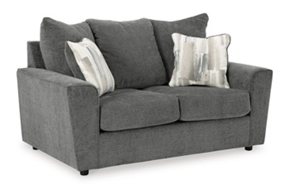 Signature Design by Ashley - Stairatt Loveseat in Gravel - 2850235 veiw 1