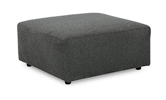 Signature Design by Ashley - Edenfield Oversized Accent Ottoman in Charcoal - 2900308 veiw 1