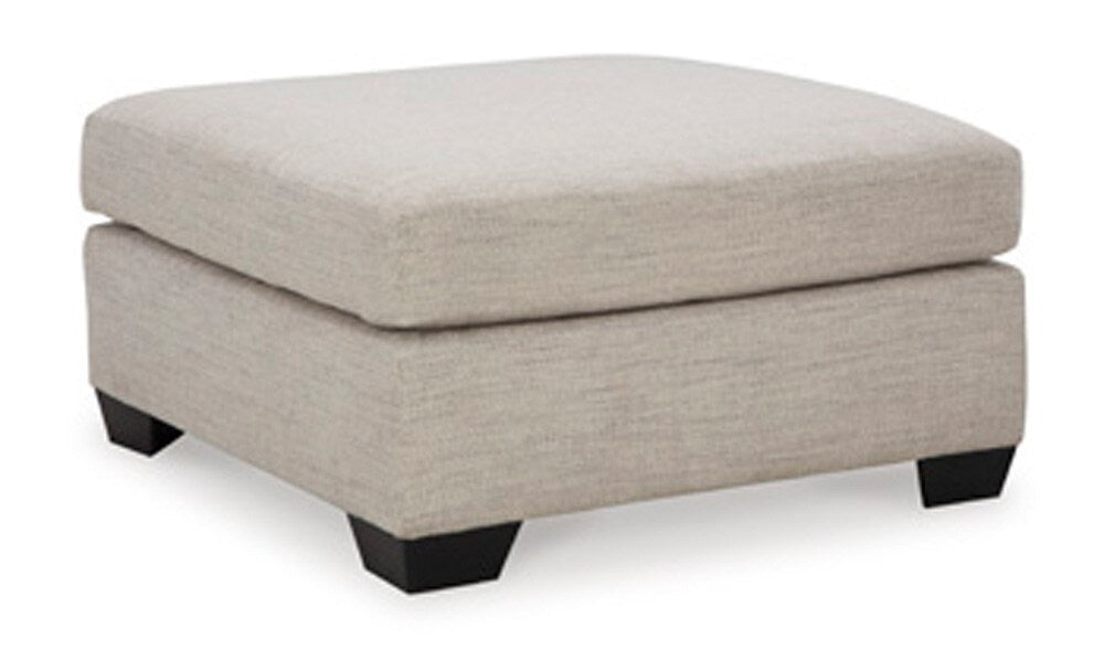 Signature Design by Ashley - Mahoney Oversized Accent Ottoman in Pebble - 3100408 veiw 1