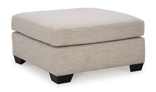 Signature Design by Ashley - Mahoney Oversized Accent Ottoman in Pebble - 3100408 veiw 1
