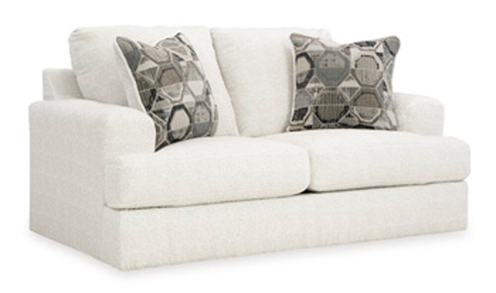 Signature Design by Ashley - Karinne Loveseat in Linen - 3140335 veiw 1
