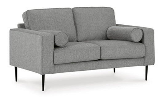 Signature Design by Ashley - Hazella Loveseat in Charcoal - 4110235 veiw 1