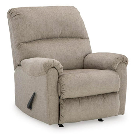Signature Design by Ashley - Stonemeade Rocker Recliner in Taupe - 5950425 veiw 1