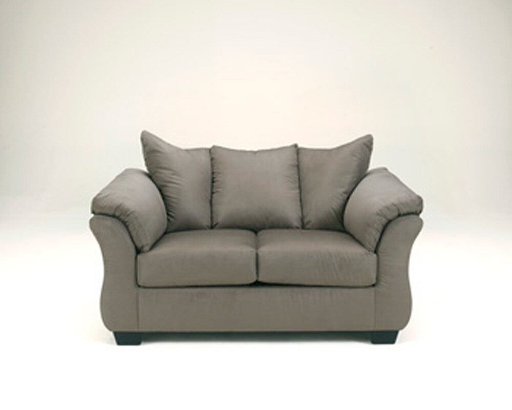 Signature Design by Ashley - Darcy Loveseat in Cobblestone - 7500535 veiw 1