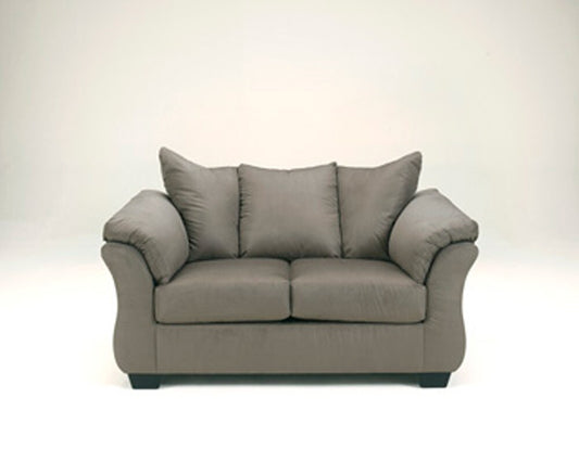 Signature Design by Ashley - Darcy Loveseat in Cobblestone - 7500535 veiw 1