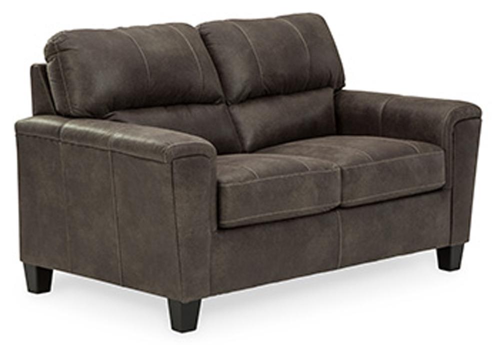 Signature Design by Ashley - Navi Loveseat in Smoke - 9400235 veiw 1