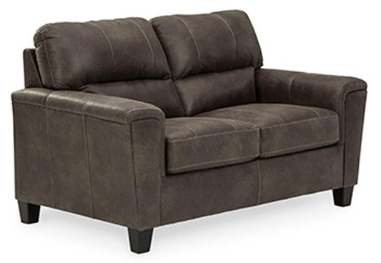 Signature Design by Ashley - Navi Loveseat in Smoke - 9400235 veiw 1