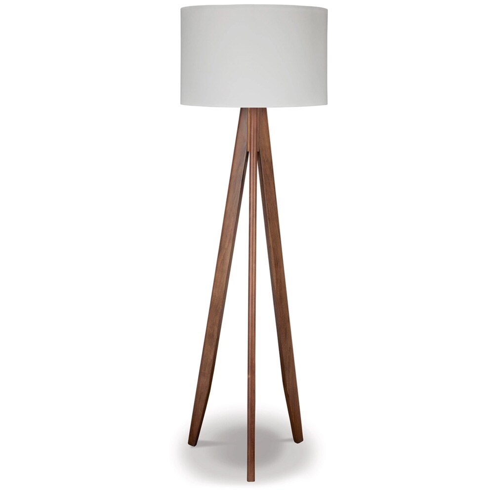Signature Design by Ashley - Dallson Wood Floor Lamp in Brown - L329011 veiw 1