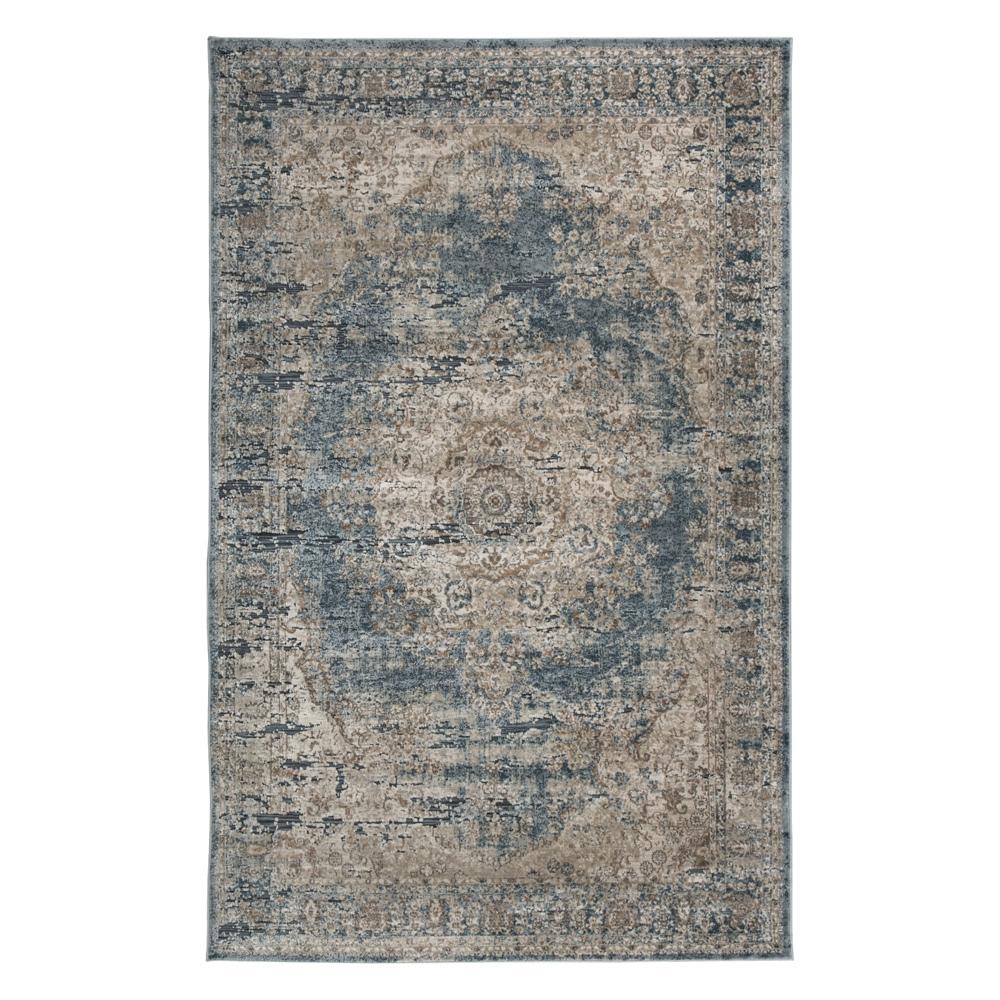 Signature Design by Ashley - South Medium Rug in Blue/Tan - R402722 veiw 1