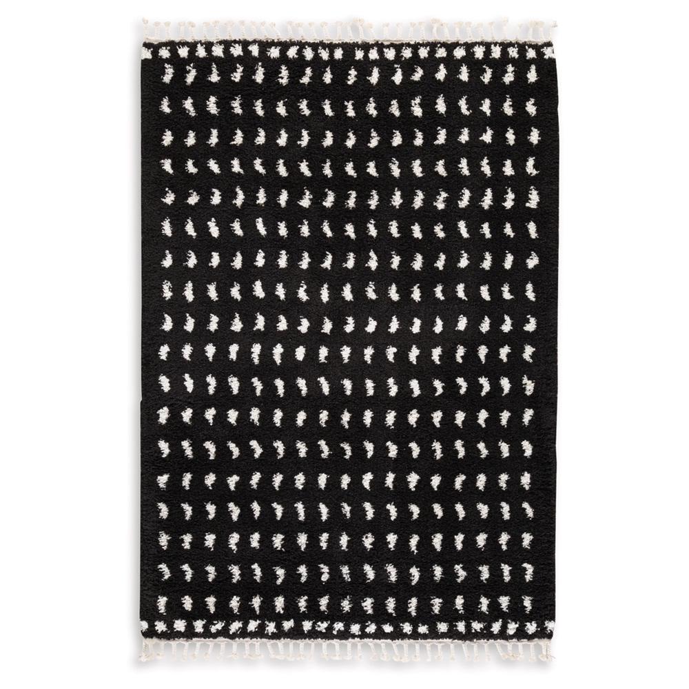 Signature Design by Ashley - Minston Medium Rug in Black/White - R405952 veiw 1