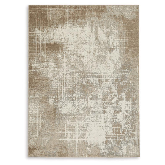 Signature Design by Ashley - Grifflain Medium Rug in Tan/Brown/Gray - R406232 veiw 1