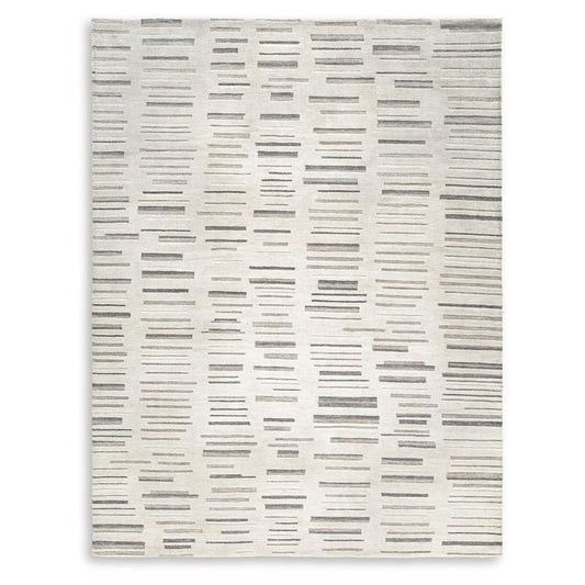 Signature Design by Ashley - Leesdale Large Rug in Ivory/Brown/Black - R406421 veiw 1
