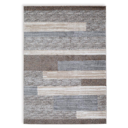 Signature Design by Ashley - Sethburn Large Rug in Cream/Brown/Gray - R406591 veiw 1