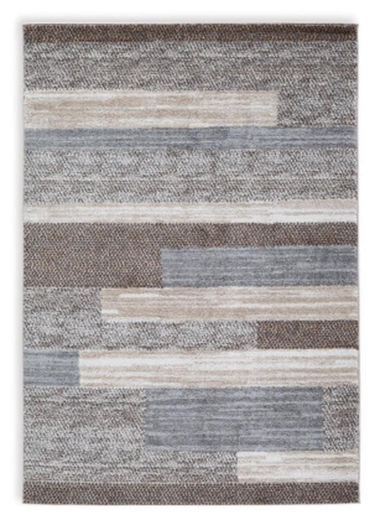 Signature Design by Ashley - Sethburn Medium Rug in Cream/Brown/Gray - R406592 veiw 1