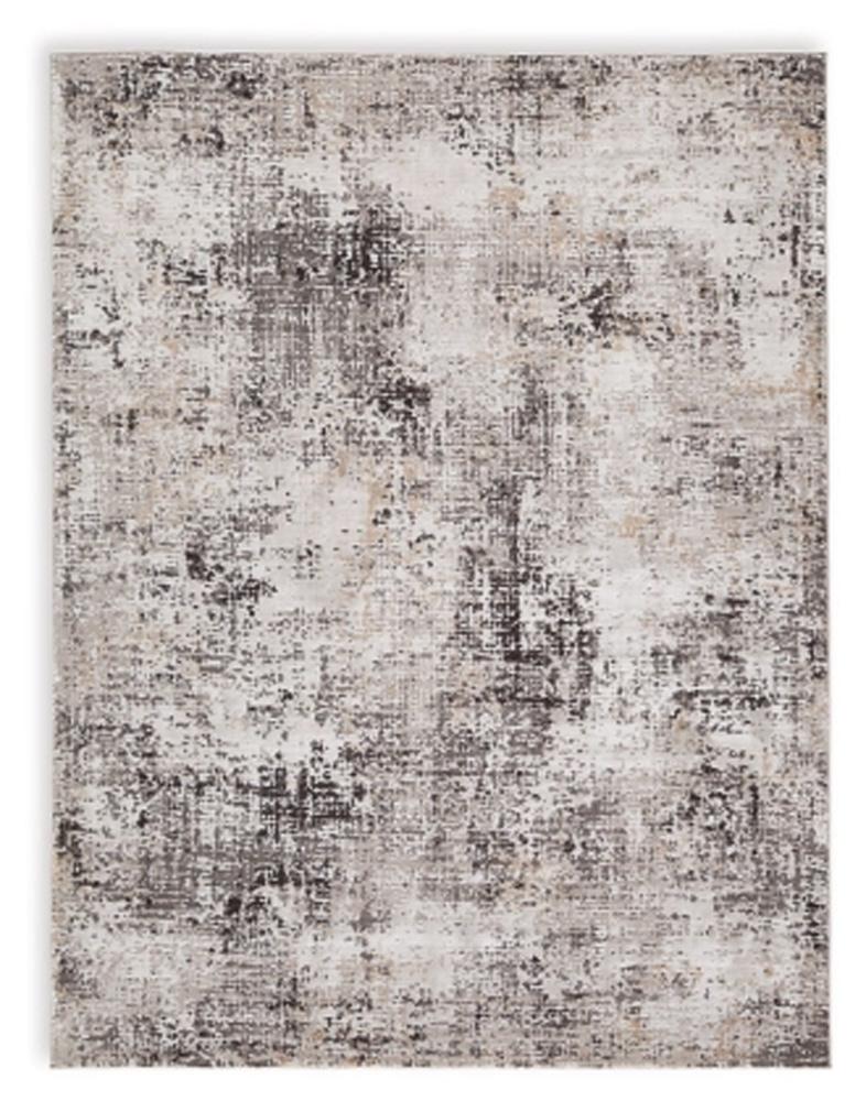 Signature Design by Ashley - Elaning Large Rug in Black/Gray/Cream - R406701 veiw 1